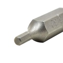 10 Display Pack - Single End Hexagonal Screwdriver Bits - 1 Inch Long - 3/32 Hex