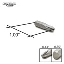50 Display Pack - 3# Single End Pozidriv Screwdriver Bits - 1 Inch Long