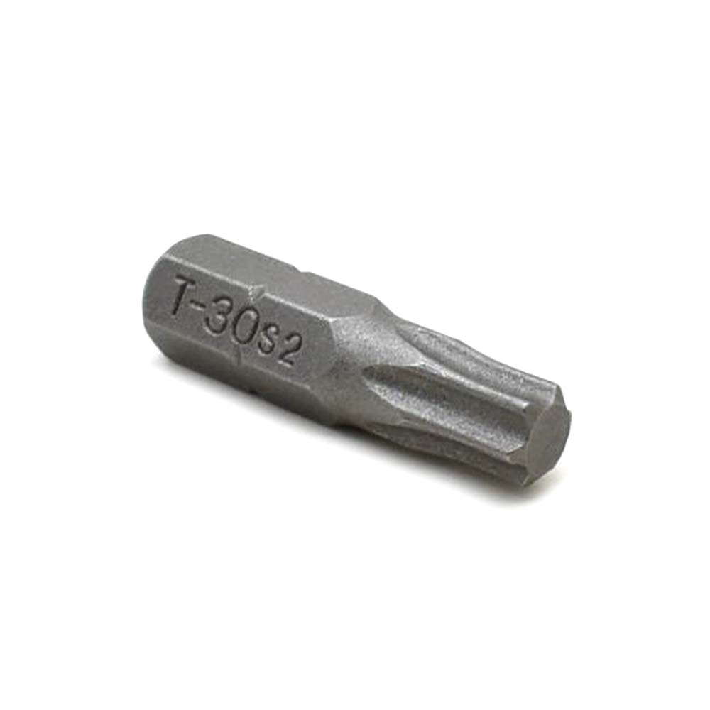 10 Display Pack - T30 Single End Torx Screwdriver Bits - 1 Inch Long
