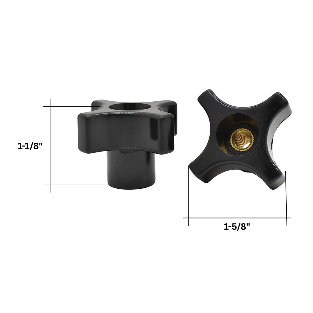 4 Point knob 5/16-18