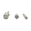 3PCS Set 1/4" 3/8" 1/2" Square Socket Adapter - 1/4" Hex Shank - Power Extension Bit Set for Drills - SE 2549