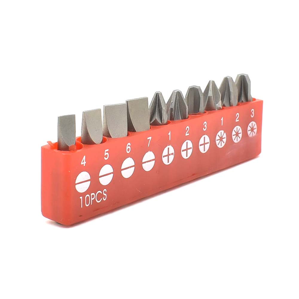 10 Piece Screwdriver Bit Set
