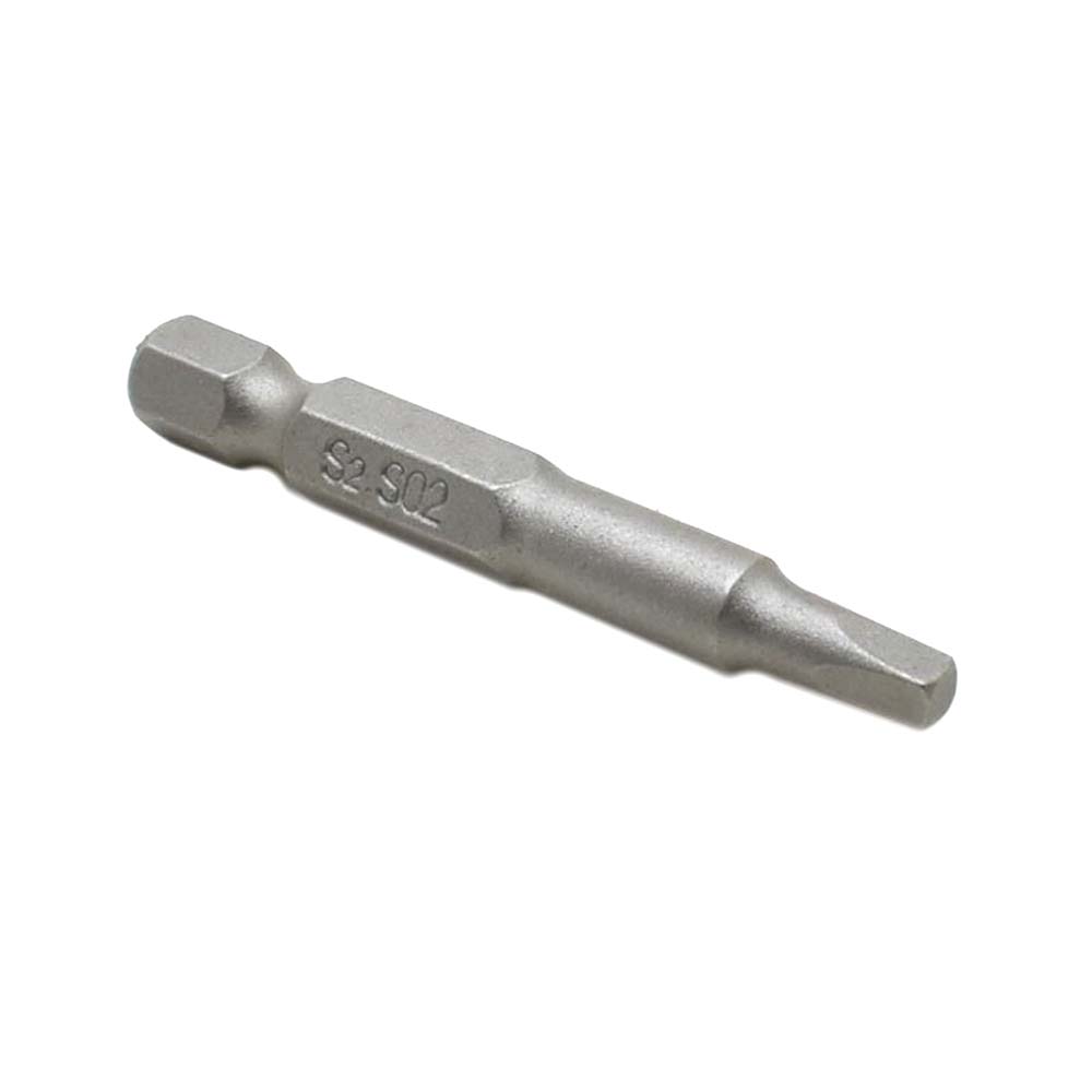 25 Display Pack - 2# Square Recess Screwdriver Bits - 2 Inch Long