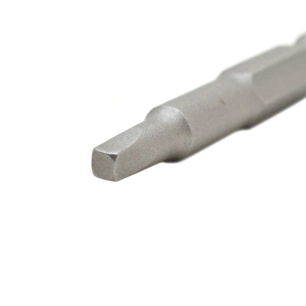 25 Display Pack - 2# Square Recess Screwdriver Bits - 2 Inch Long