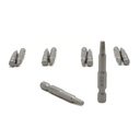 25 Display Pack - 2# Square Recess Screwdriver Bits - 2 Inch Long