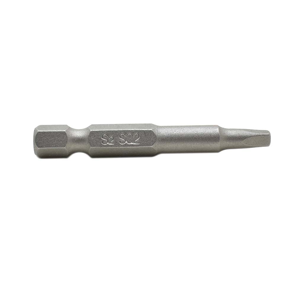 25 Display Pack - 2# Square Recess Screwdriver Bits - 2 Inch Long