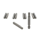 25 Display Pack - Single End Hexagonal Screwdriver Bits - 2 Inch Long - 5mm Hex