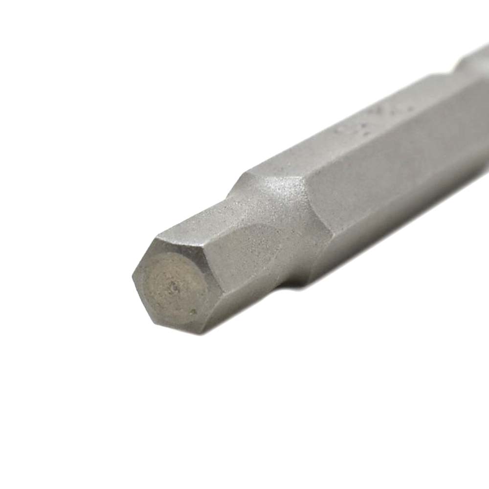 10 Display Pack - Single End Hexagonal Screwdriver Bits - 2 Inch Long - 5mm Hex
