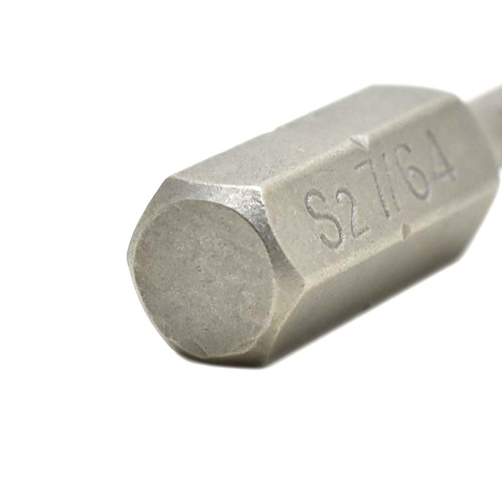10 Display Pack - Single End Hexagonal Screwdriver Bits - 1 Inch Long - 7/64 Hex