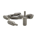 10 Display Pack - Single End Hexagonal Screwdriver Bits - 1 Inch Long - 7/64 Hex