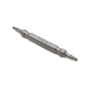 25 Display Pack - T10 Torx Double End Screwdriver Bits - 1.5" Long