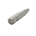 25 Display Pack - Single End Hexagonal Screwdriver Bits - 2 Inch Long - 4mm Hex