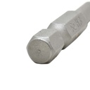 10 Display Pack - Single End Hexagonal Screwdriver Bits - 2 Inch Long - 3mm Hex