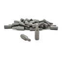 50 Display Pack - Single End Hexagonal Screwdriver Bits - 1 Inch Long - 9/64 Hex