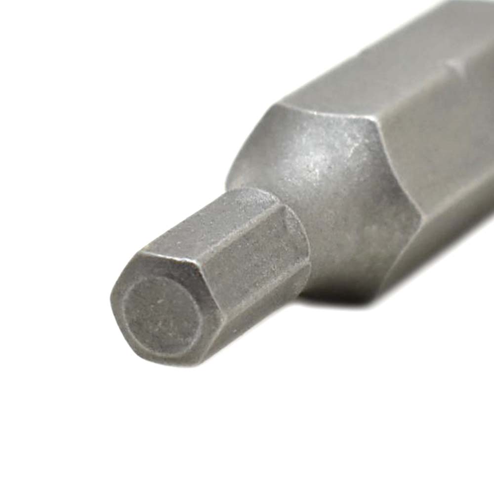 10 Display Pack - Single End Hexagonal Screwdriver Bits - 1 Inch Long - 9/64 Hex