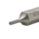 50 Display Pack - Single End Hexagonal Screwdriver Bits - 1 Inch Long - 1/16 Hex