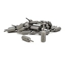 50 Display Pack - Single End Hexagonal Screwdriver Bits - 1 Inch Long - 1/16 Hex
