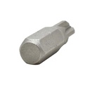 10 Display Pack - 3# Single End Pozidriv Screwdriver Bits - 1 Inch Long