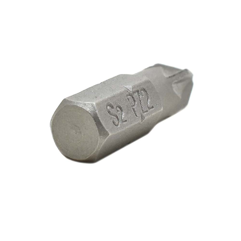 50 Display Pack - 2# Single End Pozidriv Screwdriver Bits - 1 Inch Long