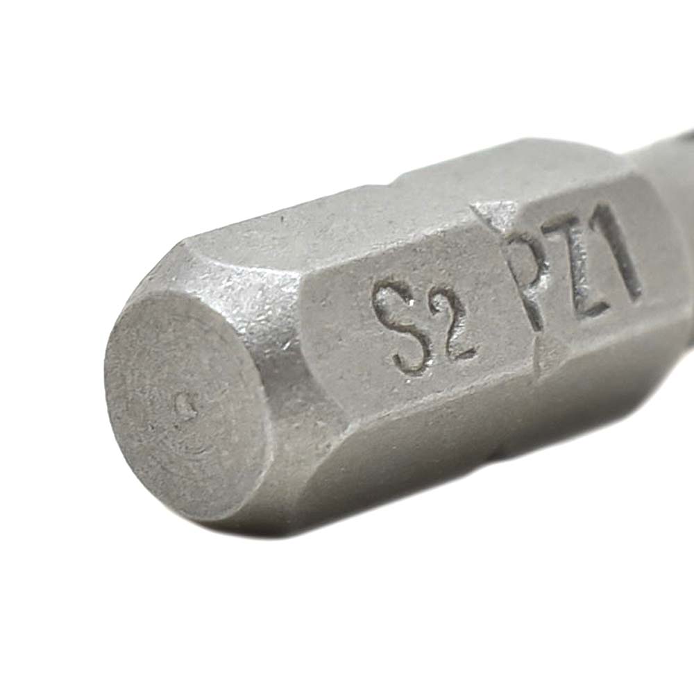 50 Display Pack - 1# Single End Pozidriv Screwdriver Bits - 1 Inch Long