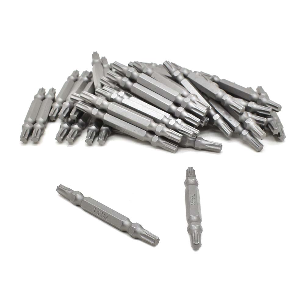 25 Display Pack - T27 Torx Double End Screwdriver Bits - 1.5" Long