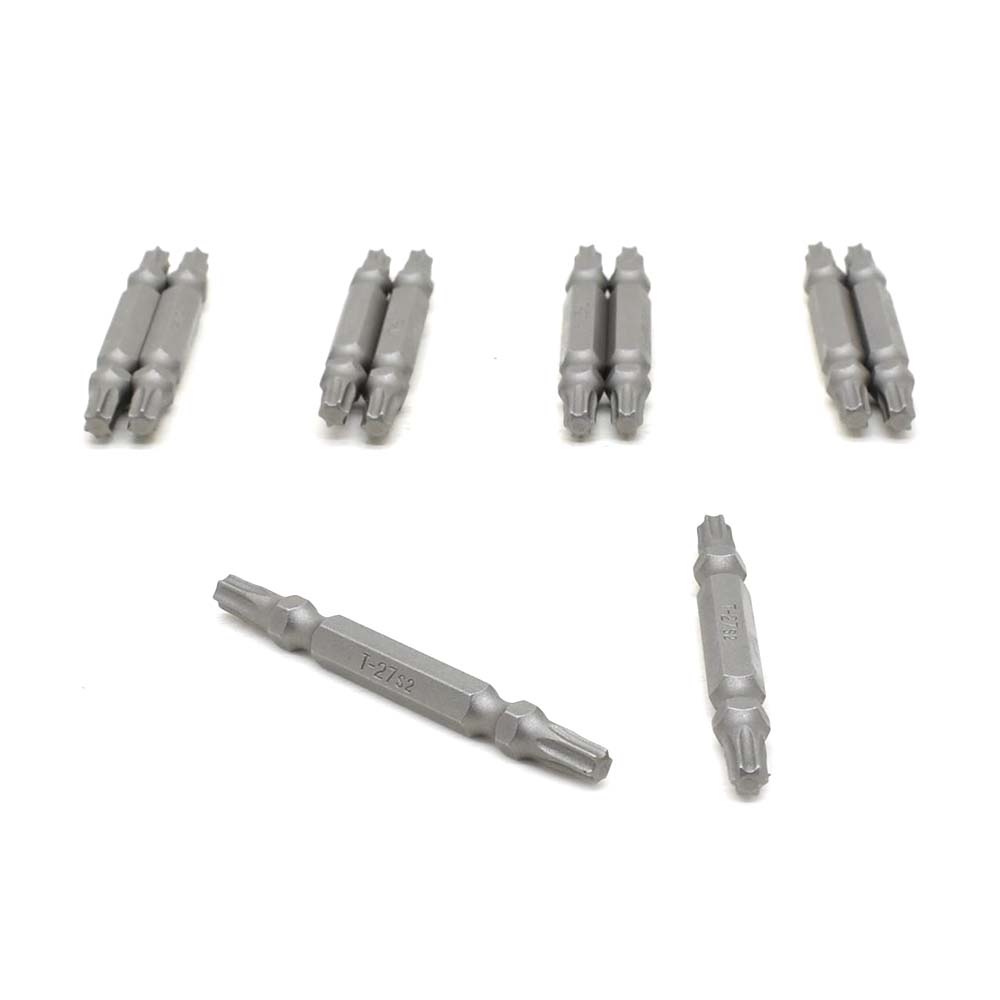 10 Display Pack - T27 Torx Double End Screwdriver Bits - 1.5" Long