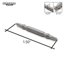 10 Display Pack - T25 Torx Double End Screwdriver Bits - 1.5" Long