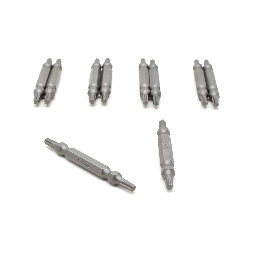 10 Display Pack - T20 Torx Double End Screwdriver Bits - 1.5" Long