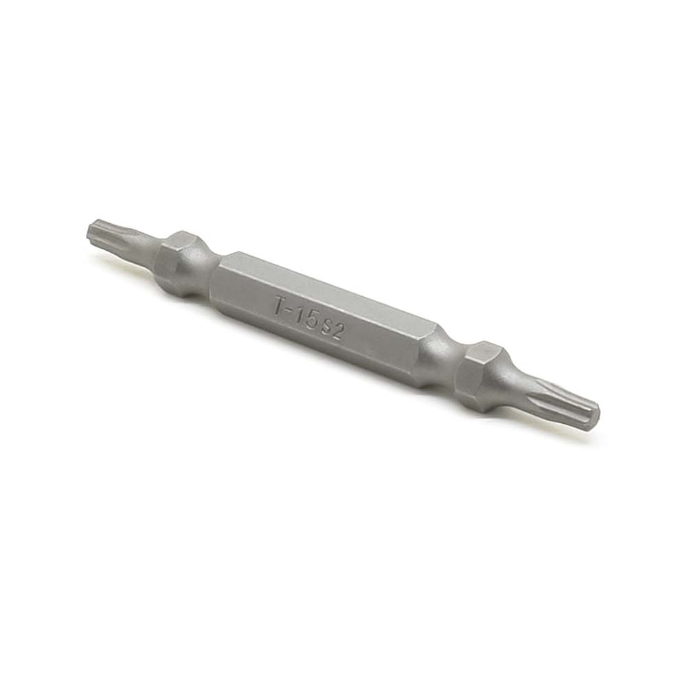 25 Display Pack - T15 Torx Double End Screwdriver Bits - 1.5" Long