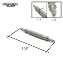 10 Display Pack - T15 Torx Double End Screwdriver Bits - 1.5" Long