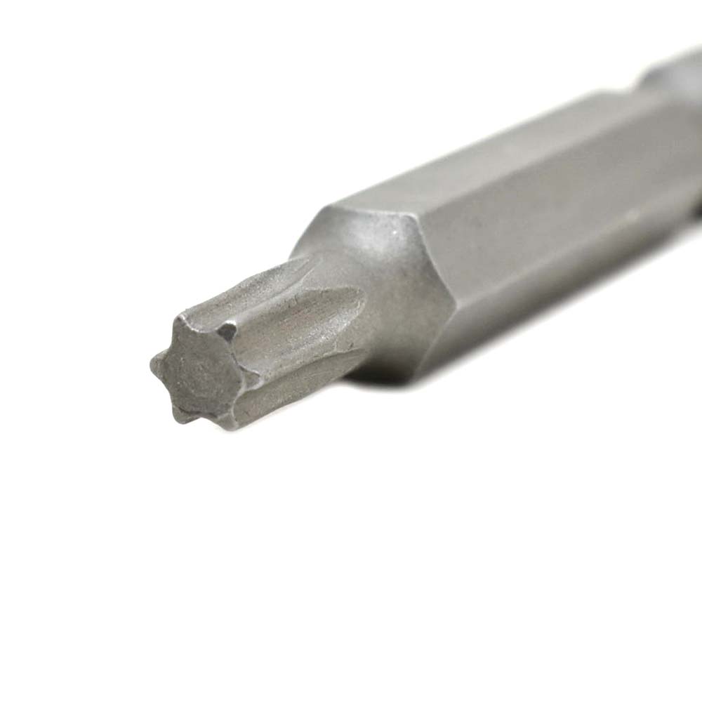 10 Display Pack - T25 Single End Torx Screwdriver Bits - 2 Inch Long