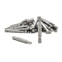 25 Display Pack - T20 Single End Torx Screwdriver Bits - 2 Inch Long