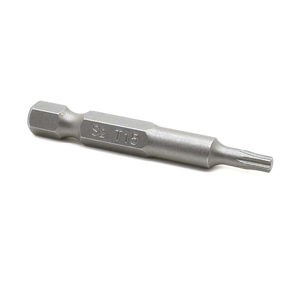 25 Display Pack - T15 Single End Torx Screwdriver Bits - 2 Inch Long