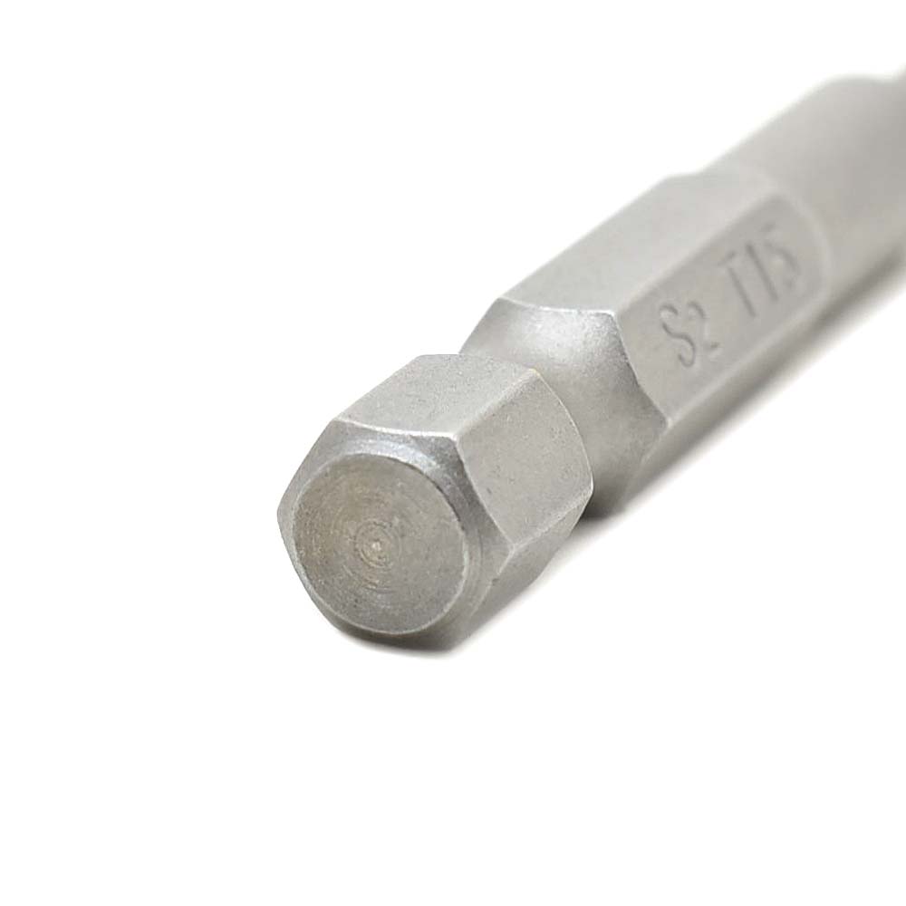 25 Display Pack - T15 Single End Torx Screwdriver Bits - 2 Inch Long