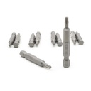 10 Display Pack - T15 Single End Torx Screwdriver Bits - 2 Inch Long