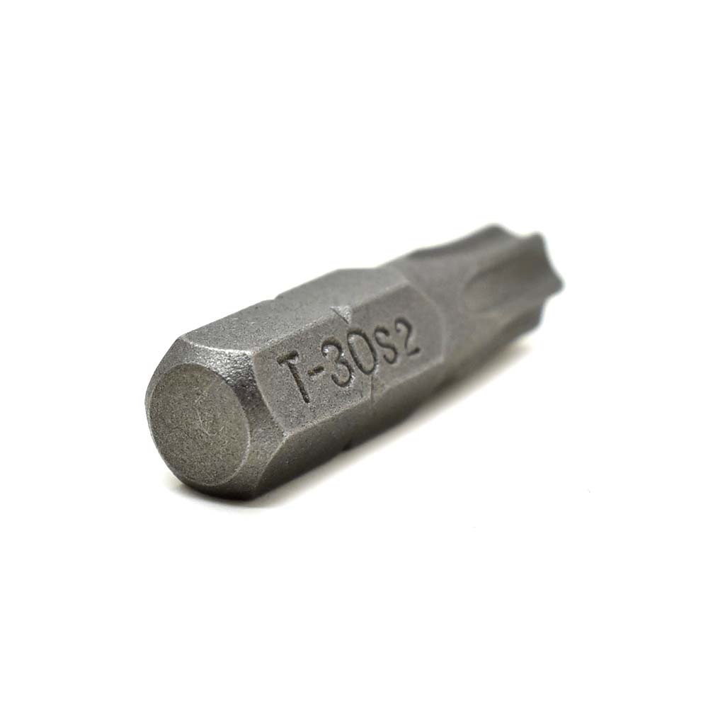 50 Display Pack - T30 Single End Torx Screwdriver Bits - 1 Inch Long