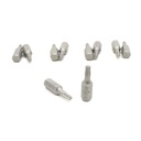 10 Display Pack - T15 Single End Torx Screwdriver Bits - 1 Inch Long