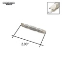 25 Display Pack - Slotted Double End Screwdriver Bits - 2" Long - 6mm Wide Slot