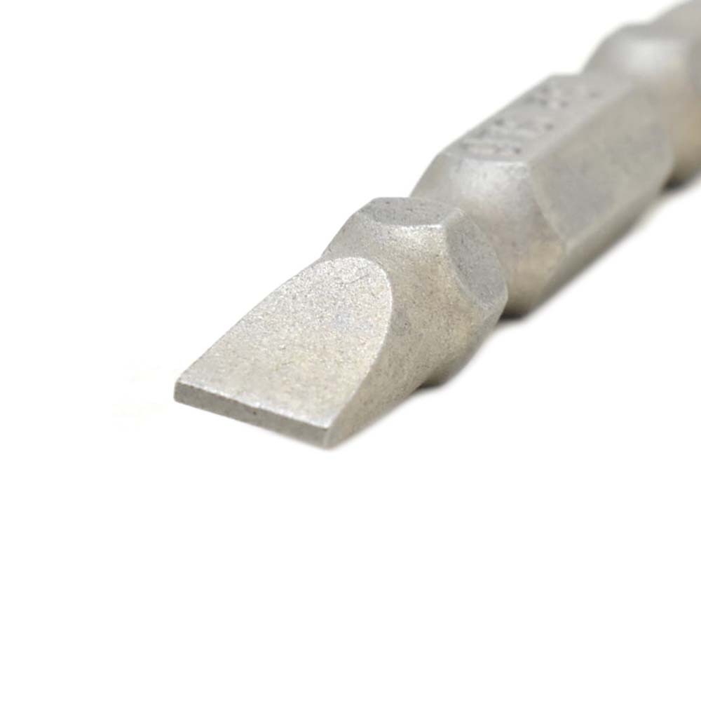 10 Display Pack - Slotted Double End Screwdriver Bits - 2" Long - 6mm Wide Slot