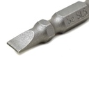 25 Display Pack - Slotted Double End Screwdriver Bits - 2" Long - 5mm Wide Slot