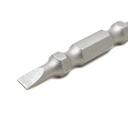 10 Display Pack - Slotted Double End Screwdriver Bits - 2" Long - 4mm Wide Slot