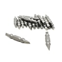 10 Display Pack - Slotted Double End Screwdriver Bits - 2" Long - 4mm Wide Slot