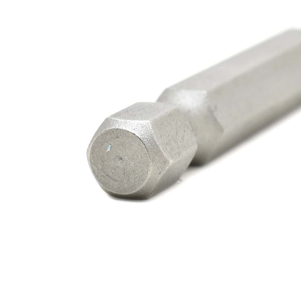 25 Display Pack - Single End Slotted Screwdriver Bits - 2 Inch Long - 7mm Wide Slot