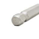 10 Display Pack - Single End Slotted Screwdriver Bits - 2 Inch Long - 7mm Wide Slot