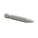 10 Display Pack - Single End Slotted Screwdriver Bits - 2 Inch Long - 6mm Wide Slot