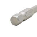 25 Display Pack - Single End Slotted Screwdriver Bits - 2 Inch Long - 5mm Wide Slot