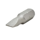 50 Display Pack - Single End Slotted Screwdriver Bits - 1 Inch Long - 5mm Wide Slot