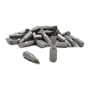 50 Display Pack - Single End Slotted Screwdriver Bits - 1 Inch Long - 5mm Wide Slot