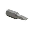 10 Display Pack - Single End Slotted Screwdriver Bits - 1 Inch Long - 4mm Wide Slot