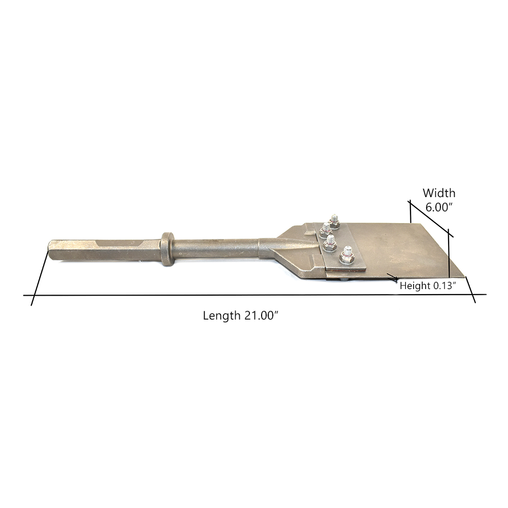 1-1/8" Hex Shank For SC10018 Floor Scraper 16" Long + 5" x 6" Floor Scraper Head  Includes blade (SC92100 + SC10018)
